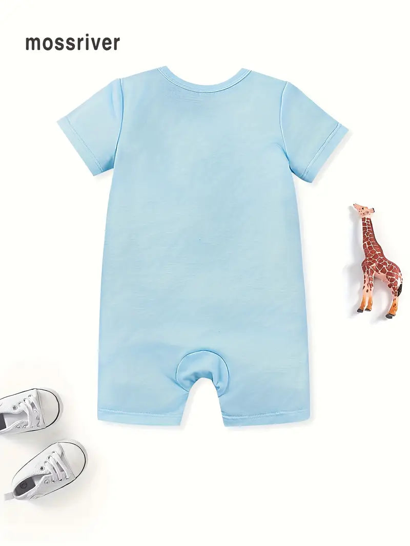 Casual Animal Print Romper with Cute Design