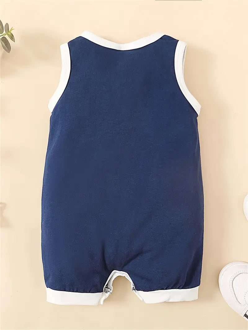 Baby Boys' Basketball Print Romper