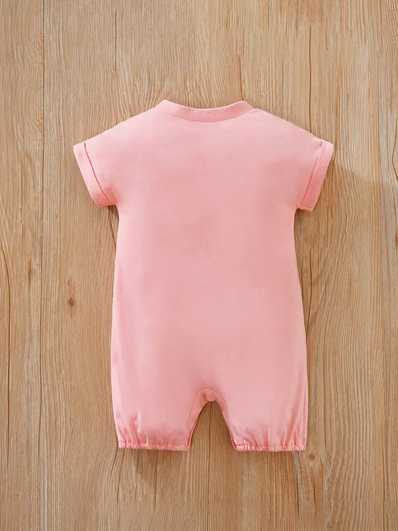 Girls' Cartoon Cat Bodysuit