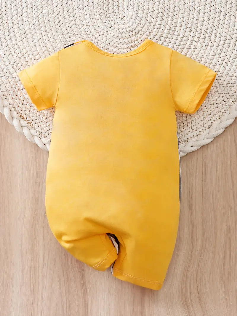 Cotton Striped Mouse Baby Romper