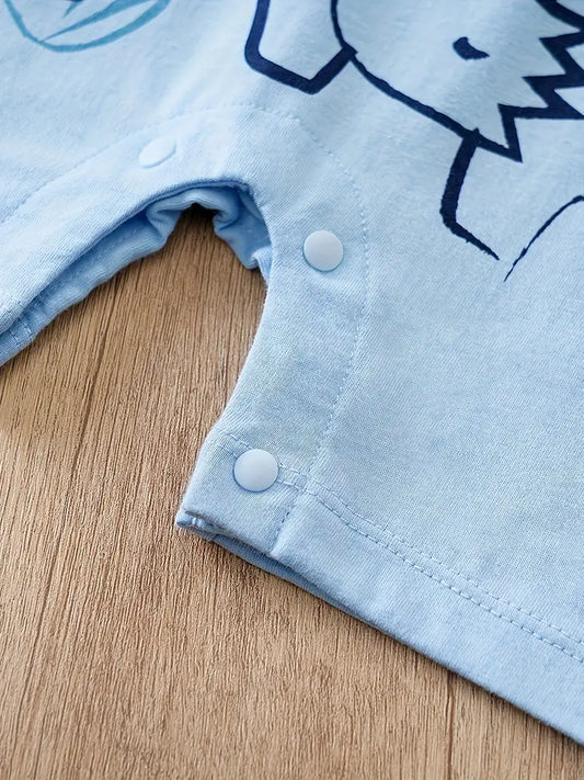 Baby Boys' Summer Dinosaur Romper