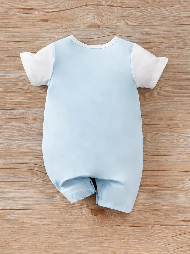 Baby Elephant Print Summer Romper